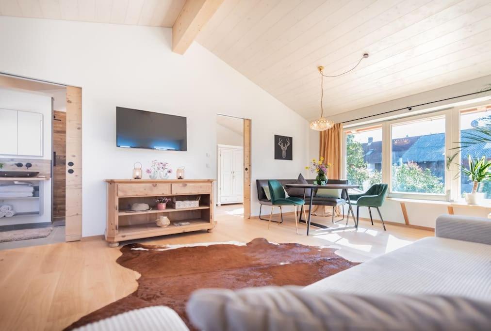 Exklusives Design-Apartment & Sauna Warngau 외부 사진