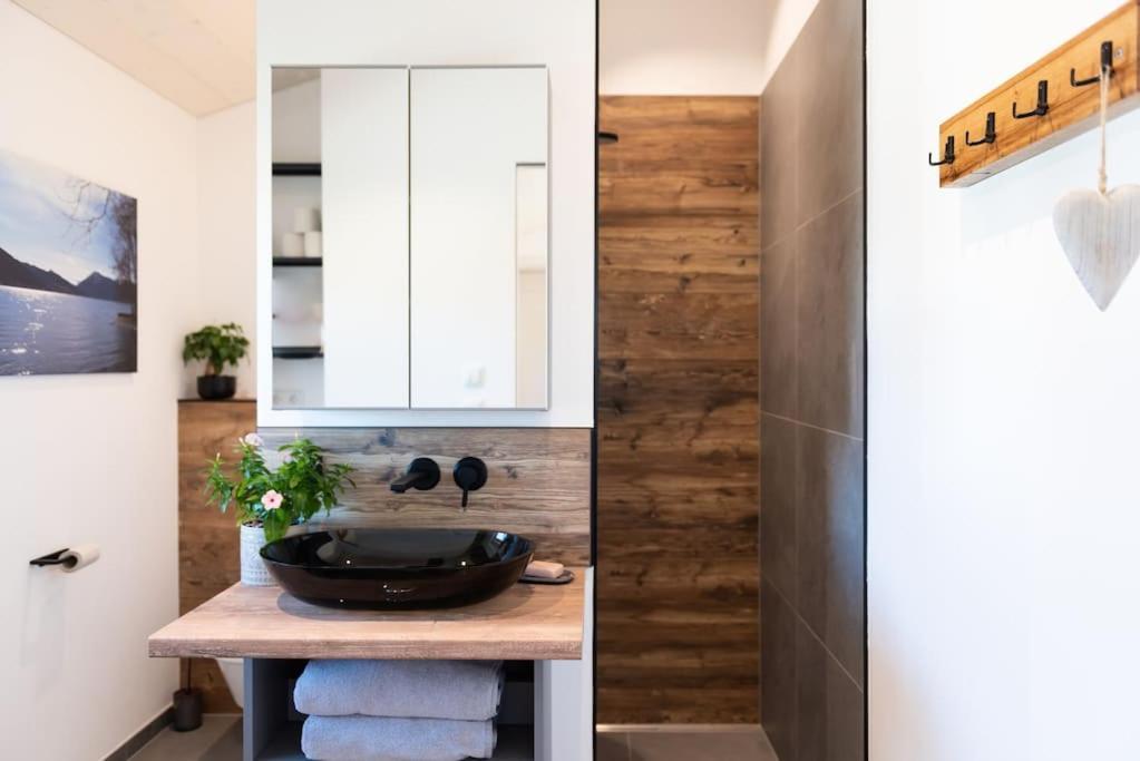 Exklusives Design-Apartment & Sauna Warngau 외부 사진