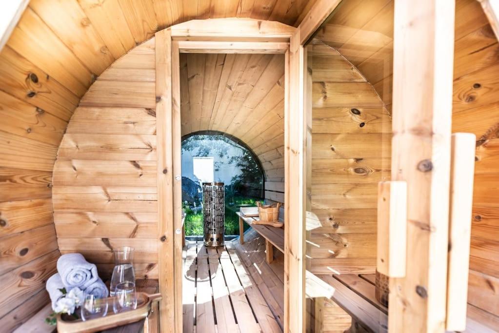 Exklusives Design-Apartment & Sauna Warngau 외부 사진